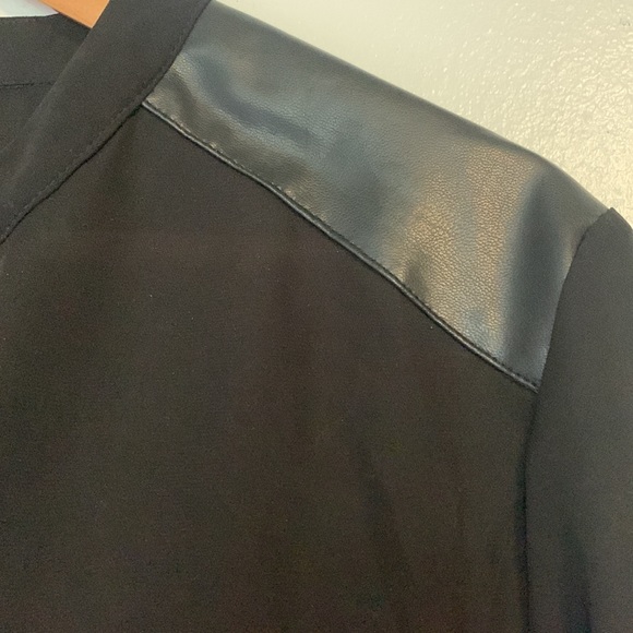 Ellen Tracy Chiffon Long Sleeve Blouse - Picture 3 of 4